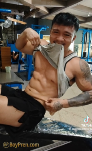 Angelo Carlos Tiktoker Na Gym Boy Bulking Ang Katawan Pati Burat
